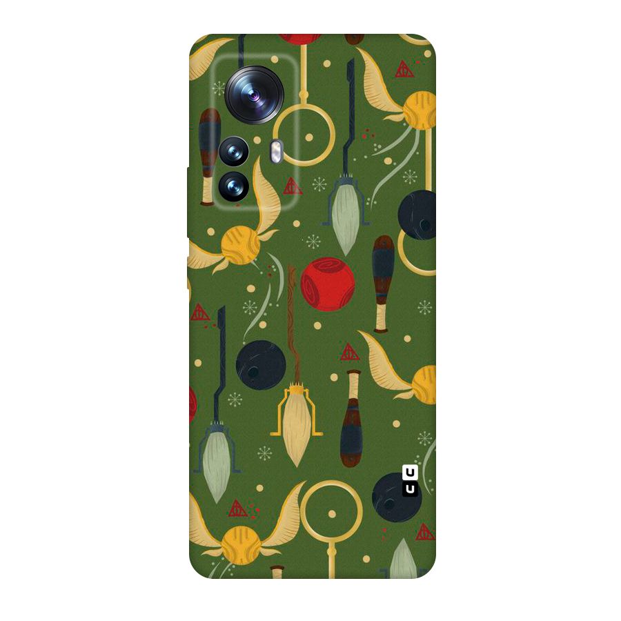 Flying Ball Pattern Original Polycarbonate Back Case for Xiaomi 12 Pro