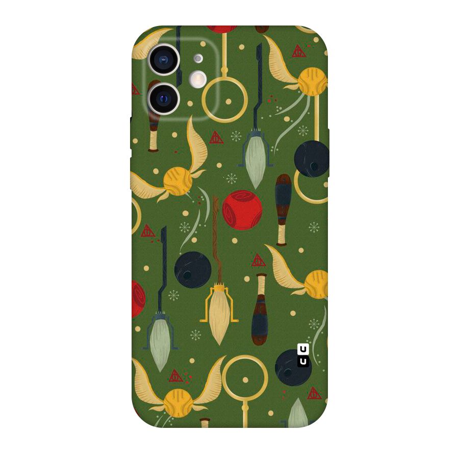 Flying Ball Pattern Original Polycarbonate Back Case for iPhone 12