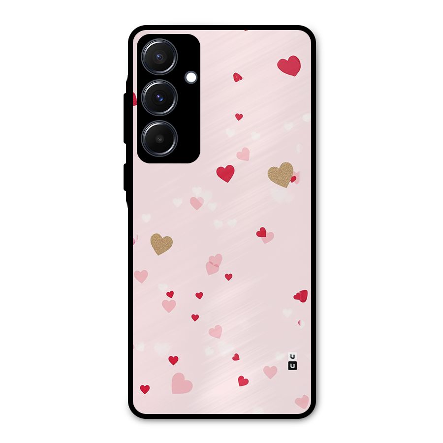 Flying Hearts Metal Back Case for Galaxy A55