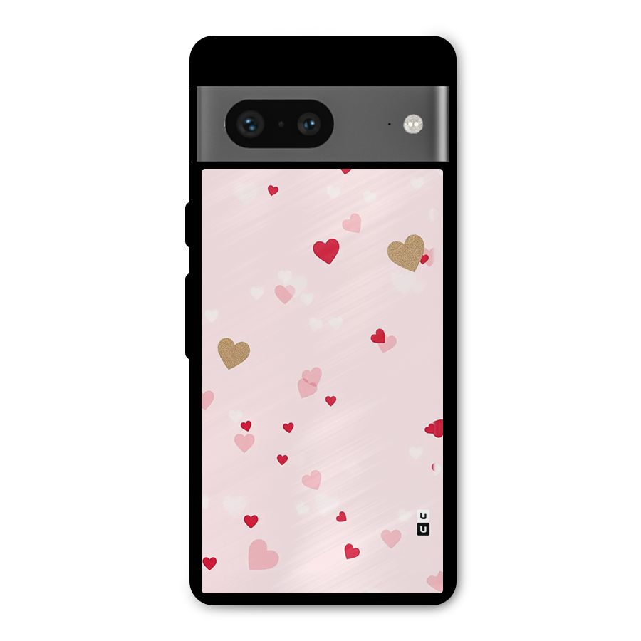 Flying Hearts Metal Back Case for Google Pixel 7