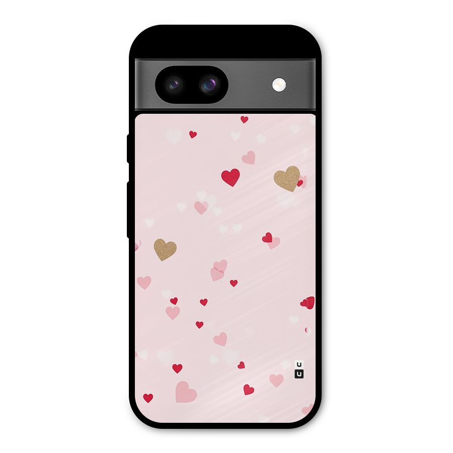 Flying Hearts Metal Back Case for Google Pixel 8a
