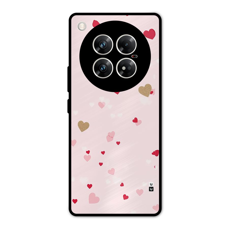 Flying Hearts Metal Back Case for Infinix Zero 40 5G