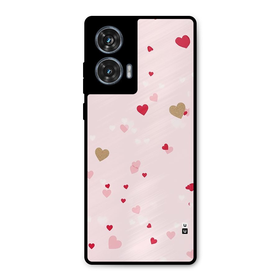 Flying Hearts Metal Back Case for Motorola Edge 50 Fusion