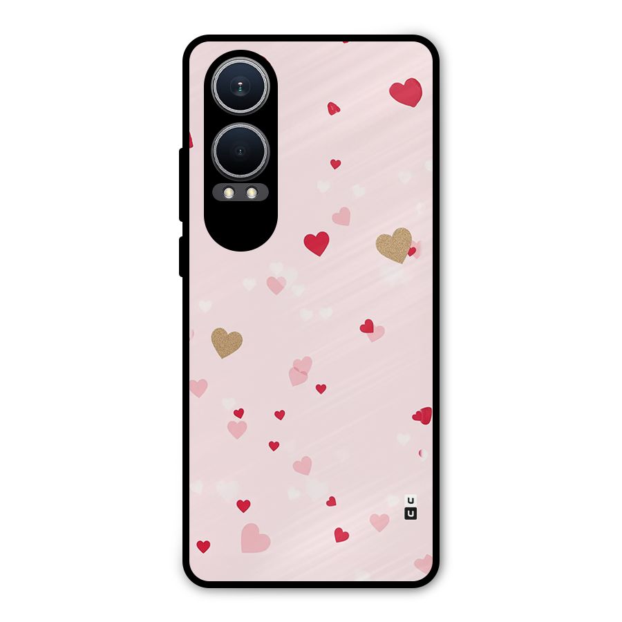 Flying Hearts Metal Back Case for OnePlus Nord CE4 Lite
