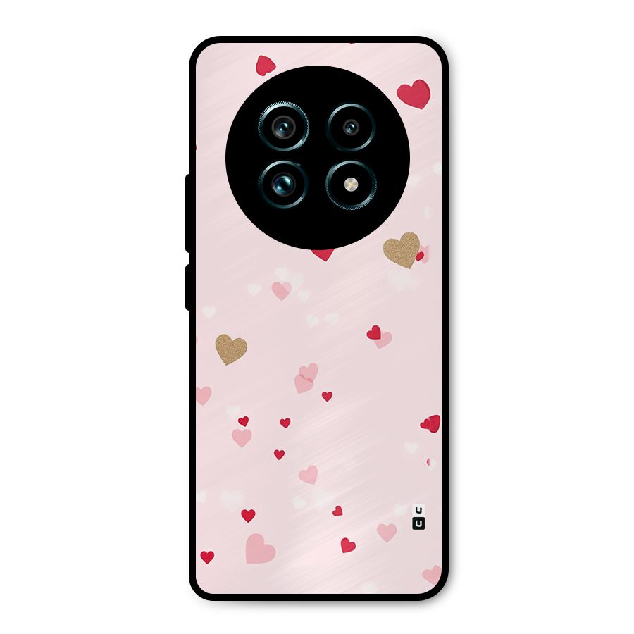 Flying Hearts Metal Back Case for Realme 13 Pro Plus