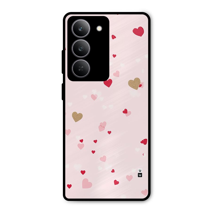 Flying Hearts Metal Back Case for Realme 14x