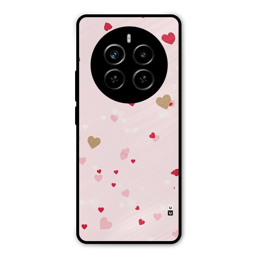 Flying Hearts Metal Back Case for Realme P1 Pro