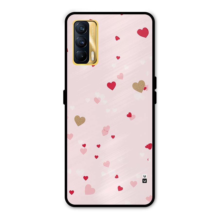 Flying Hearts Metal Back Case for Realme X7