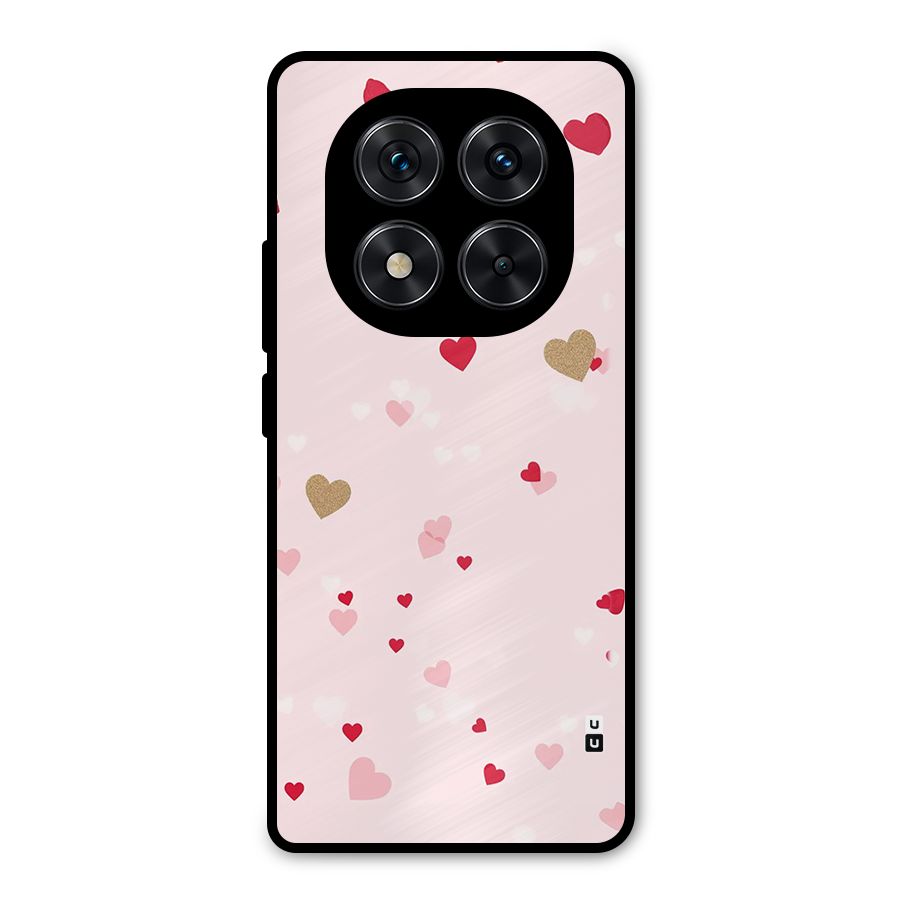 Flying Hearts Metal Back Case for Redmi Note 14 Pro 5G