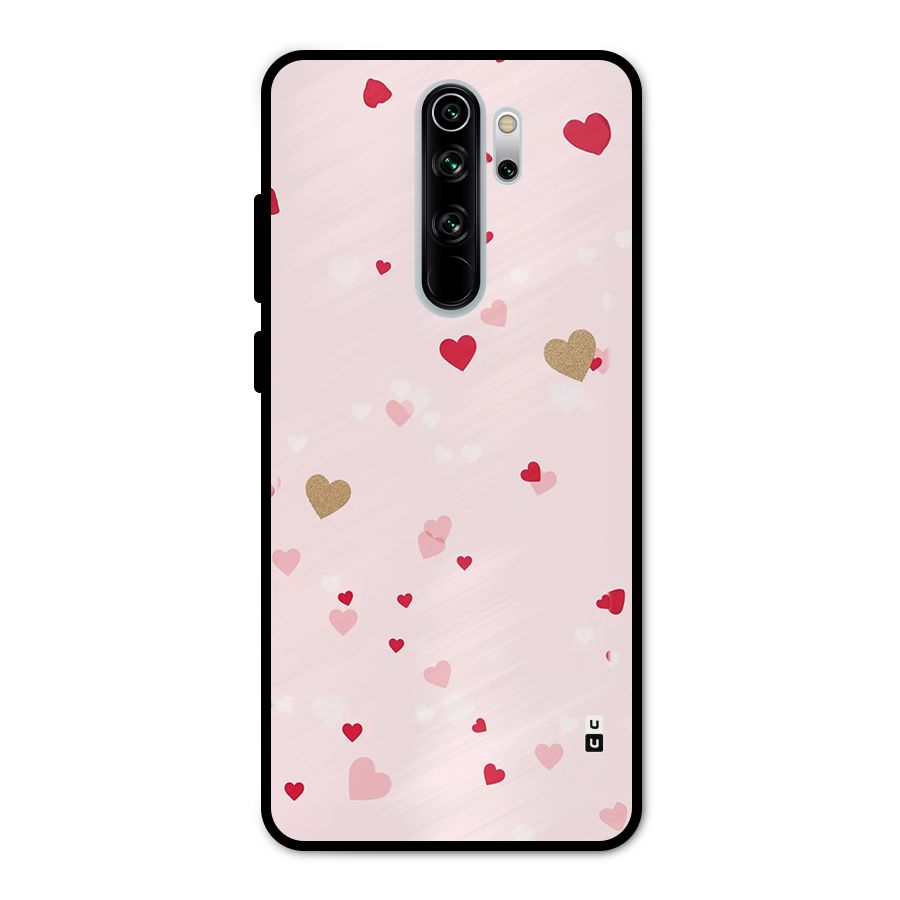 Flying Hearts Metal Back Case for Redmi Note 8 Pro