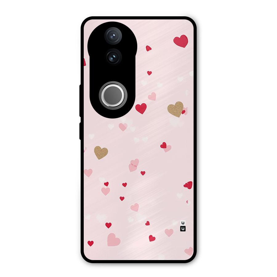 Flying Hearts Metal Back Case for Vivo V50e