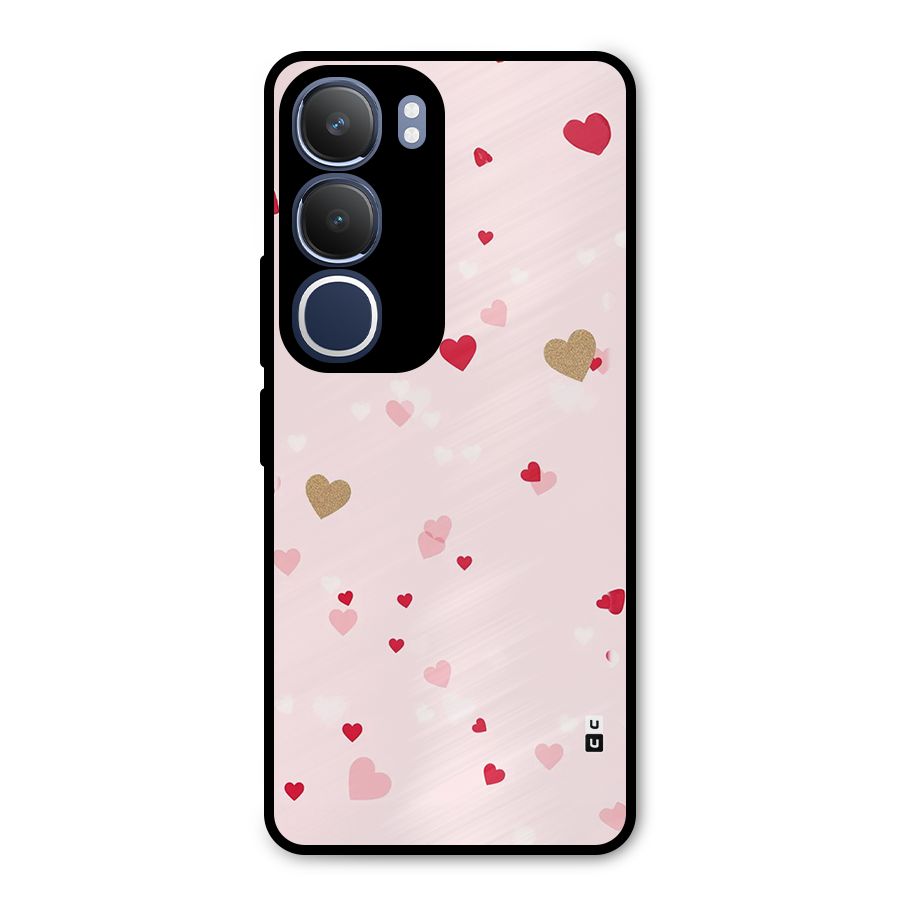 Flying Hearts Metal Back Case for Vivo Y29