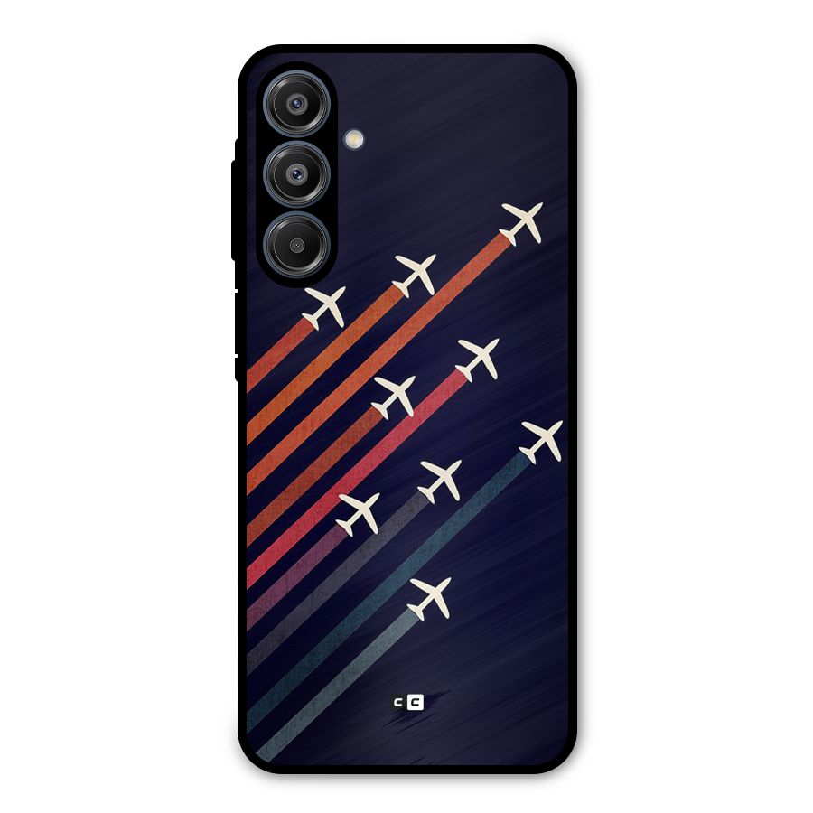 Flying Planes Metal Back Case for Galaxy A16 5G