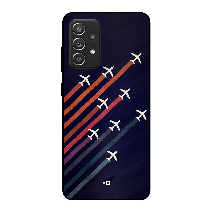 Flying Planes Metal Back Case for Galaxy A52s 5G