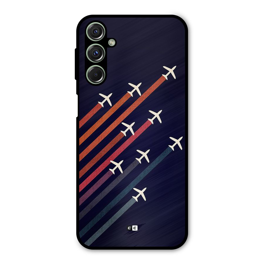 Flying Planes Metal Back Case for Galaxy F34