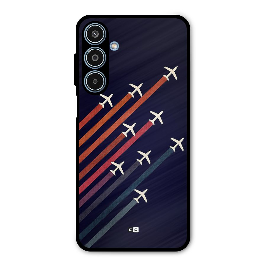 Flying Planes Metal Back Case for Galaxy M35