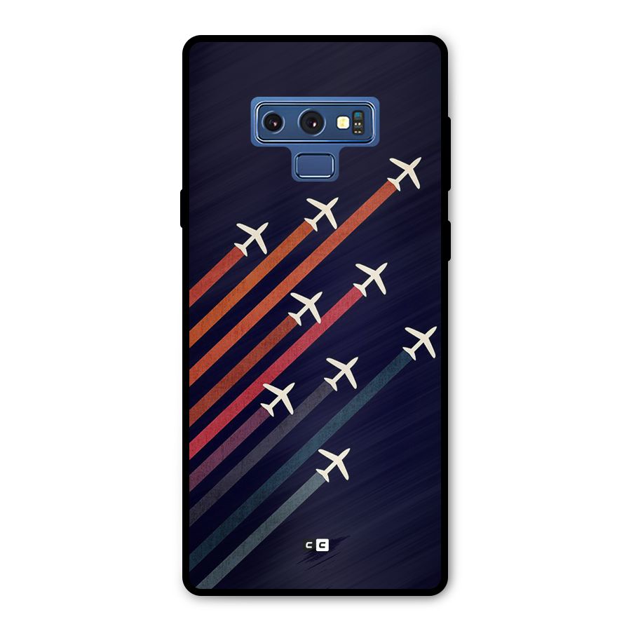 Flying Planes Metal Back Case for Galaxy Note 9