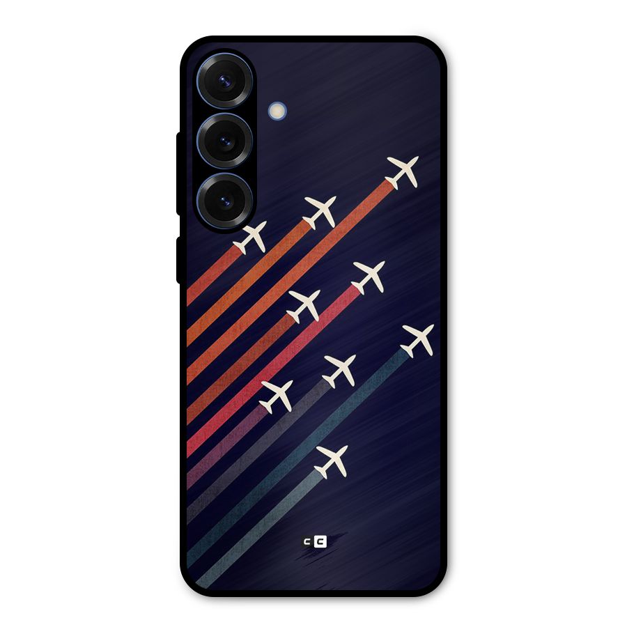 Flying Planes Metal Back Case for Galaxy S25 Plus