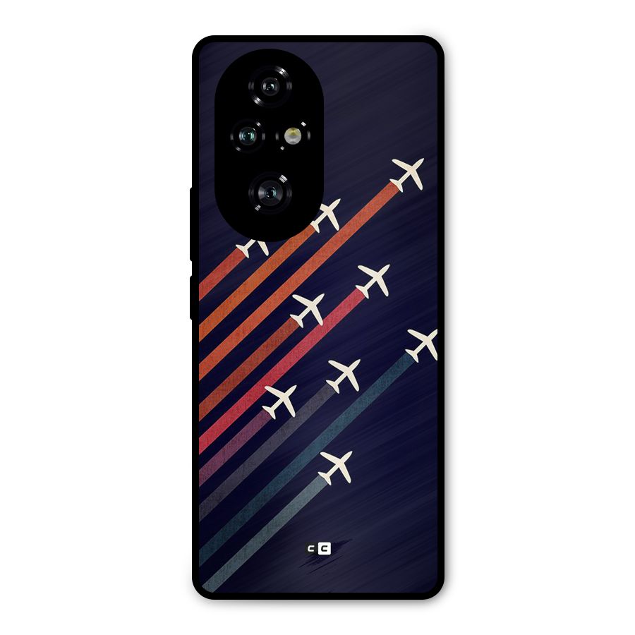 Flying Planes Metal Back Case for Honor 200 Pro