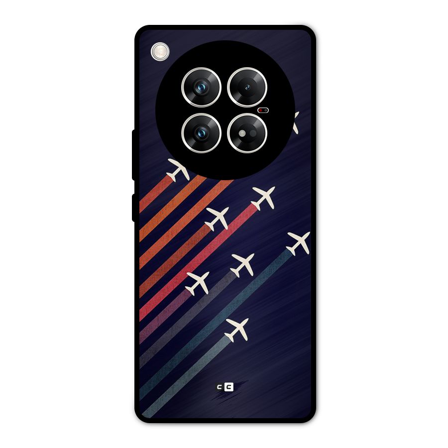 Flying Planes Metal Back Case for Infinix Zero 40 5G