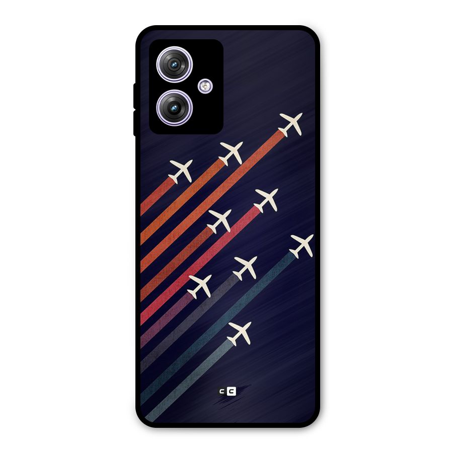 Flying Planes Metal Back Case for Moto G64