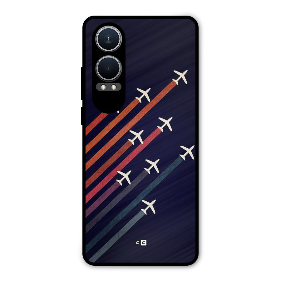 Flying Planes Metal Back Case for OnePlus Nord CE4 Lite