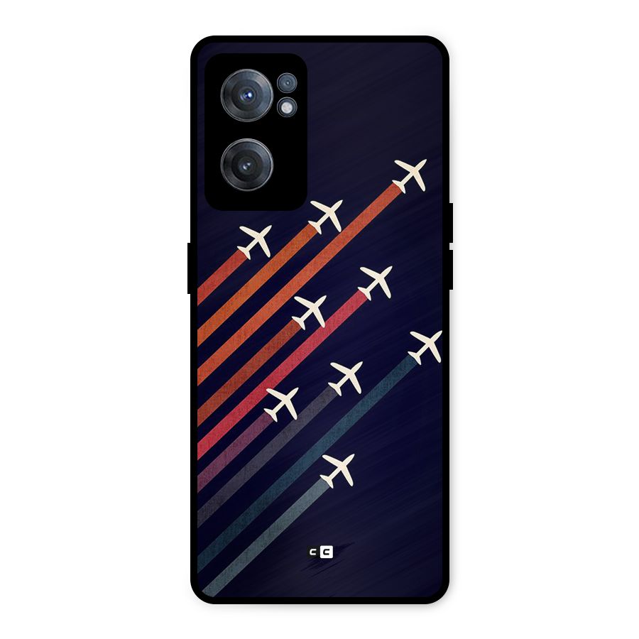 Flying Planes Metal Back Case for OnePlus Nord CE 2 5G