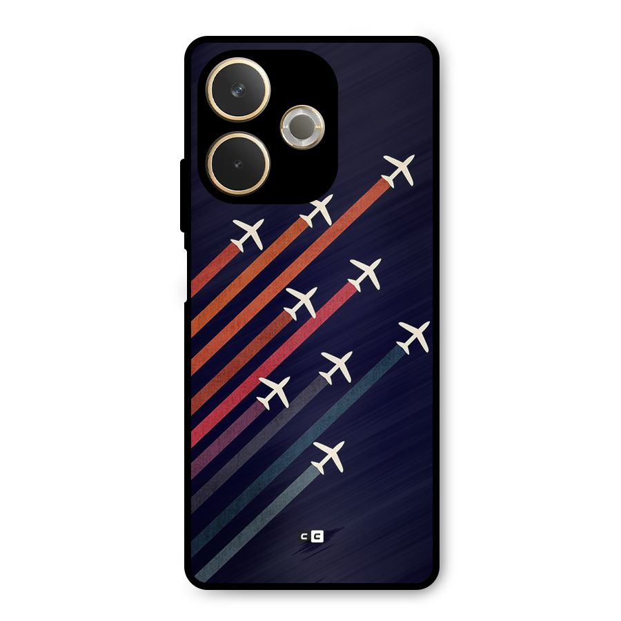 Flying Planes Metal Back Case for Oppo A5 Pro