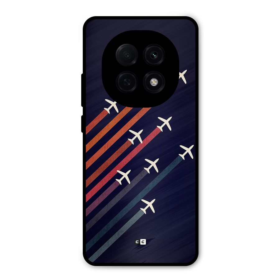 Flying Planes Metal Back Case for Oppo F29 Pro