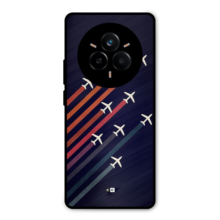 Flying Planes Metal Back Case for Realme 14 Pro