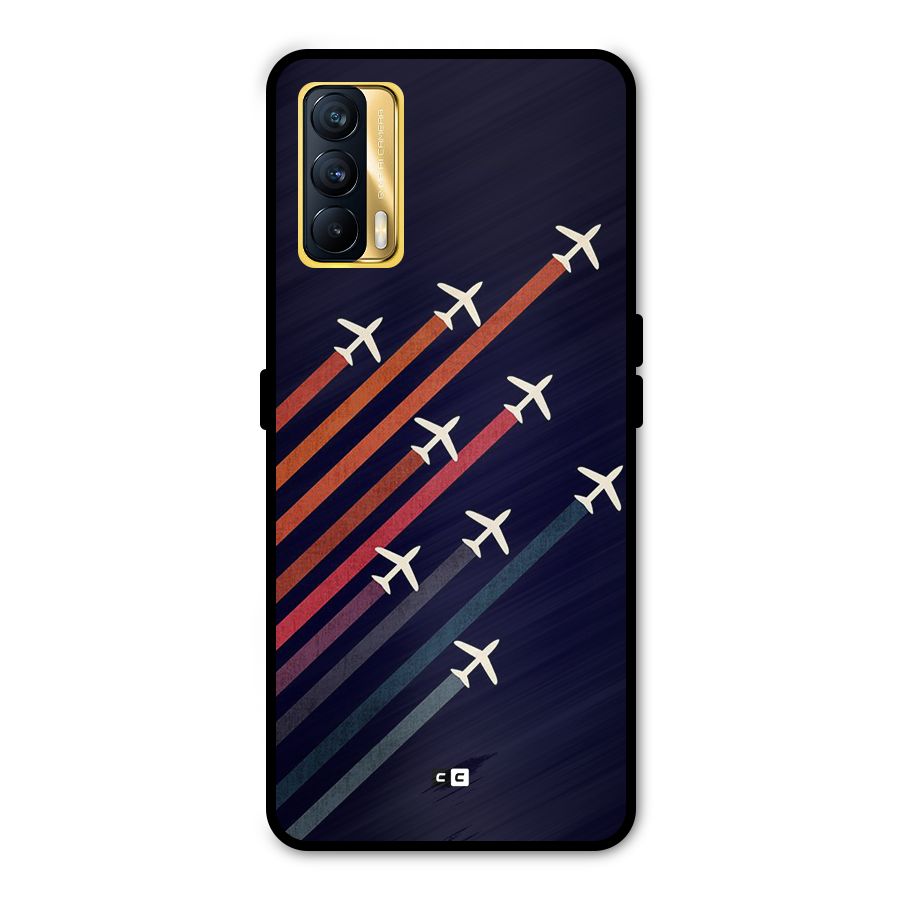Flying Planes Metal Back Case for Realme X7