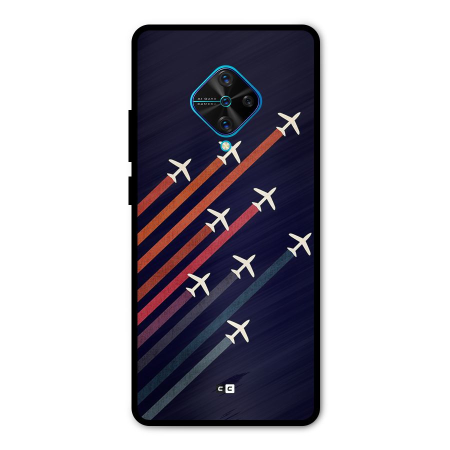 Flying Planes Metal Back Case for Vivo S1 Pro