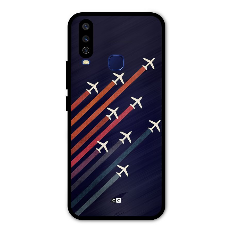 Flying Planes Metal Back Case for Vivo V17