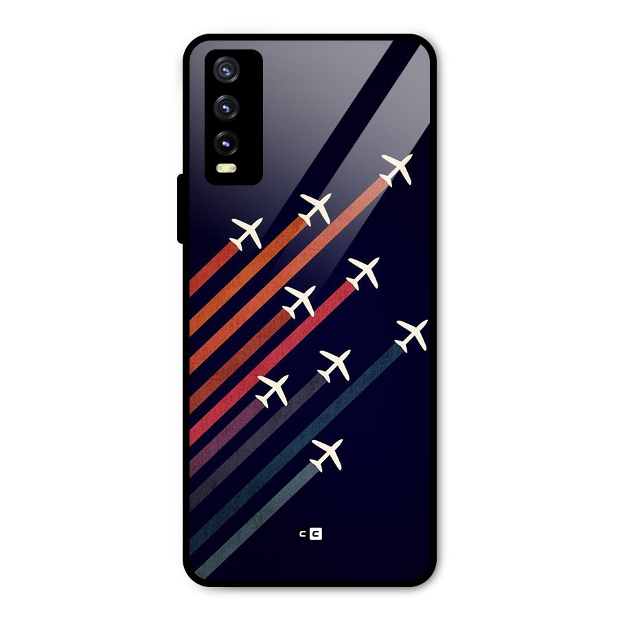 Flying Planes Metal Back Case for Vivo Y20