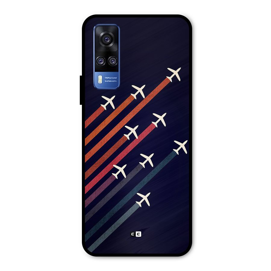 Flying Planes Metal Back Case for Vivo Y31