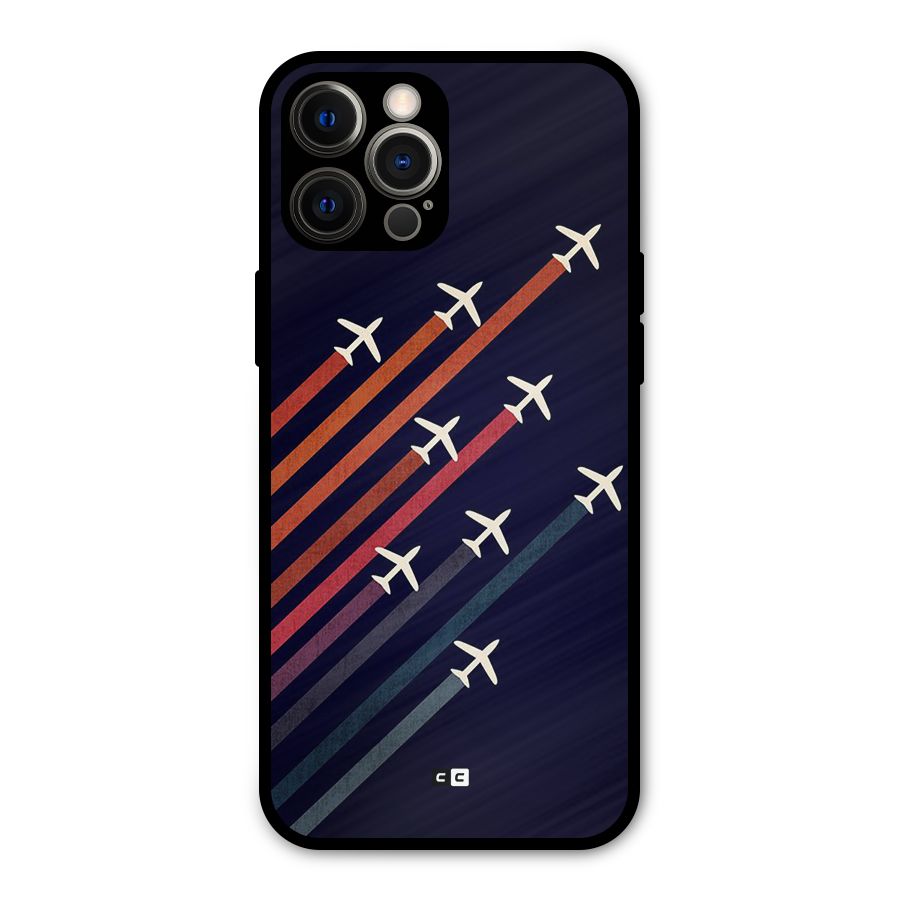 Flying Planes Metal Back Case for iPhone 12 Pro Max