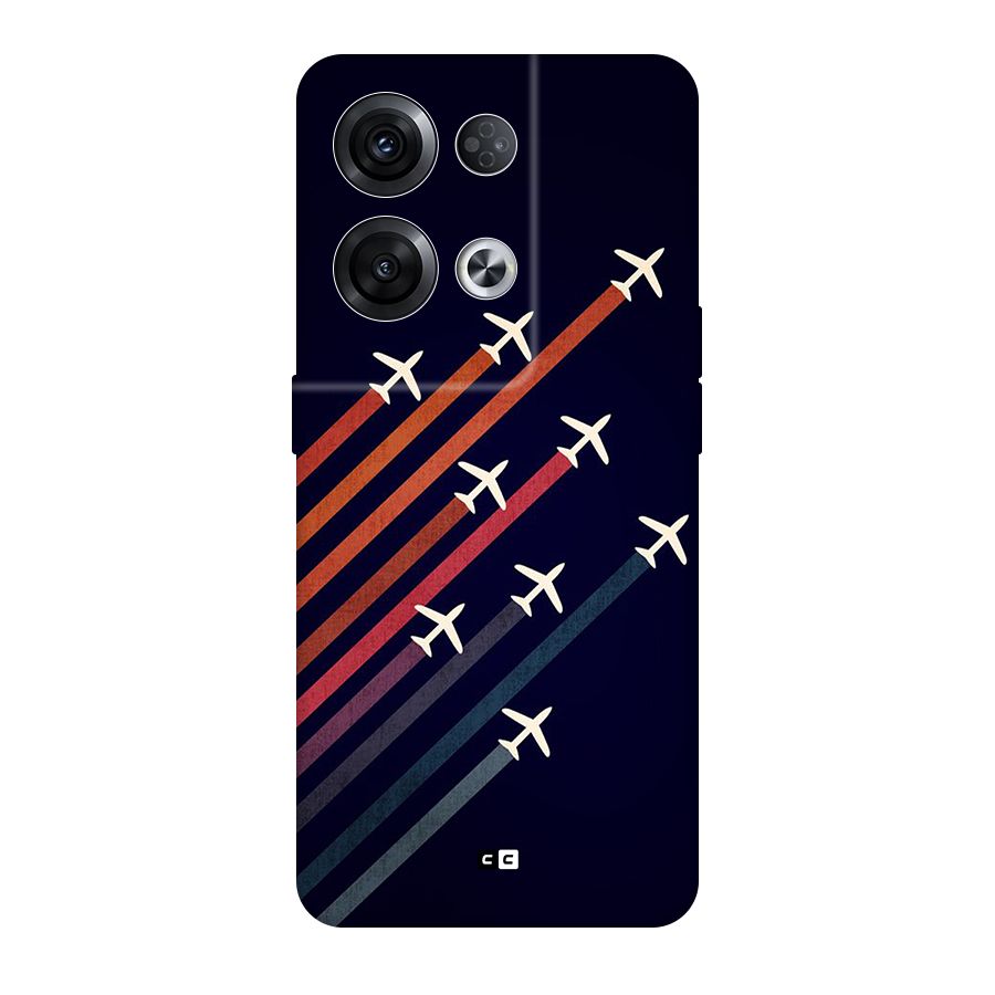 Flying Planes Original Polycarbonate Back Case for Oppo Reno8 Pro 5G