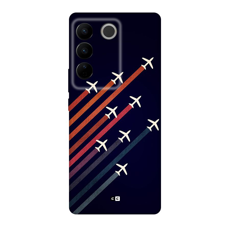 Flying Planes Original Polycarbonate Back Case for Vivo V27
