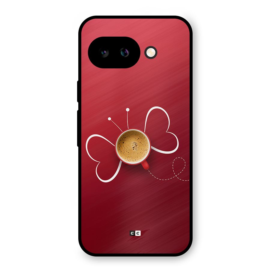 Flying Tea Metal Back Case for Google Pixel 9a