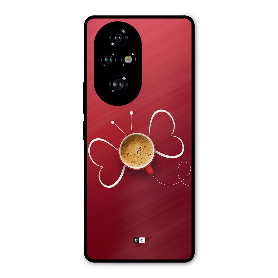 Flying Tea Metal Back Case for Honor 200 Pro