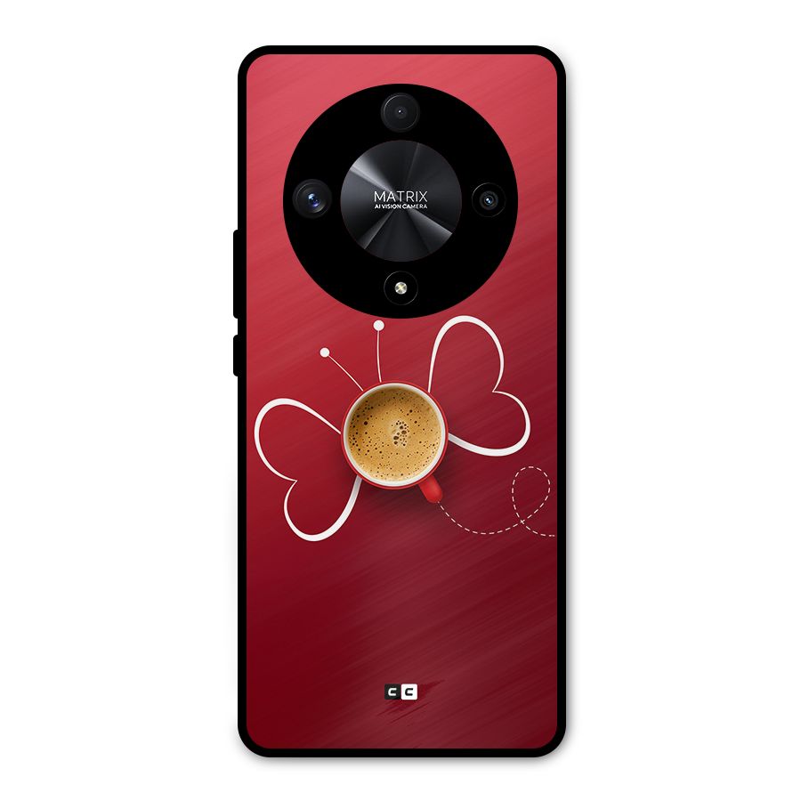 Flying Tea Metal Back Case for Honor X9b