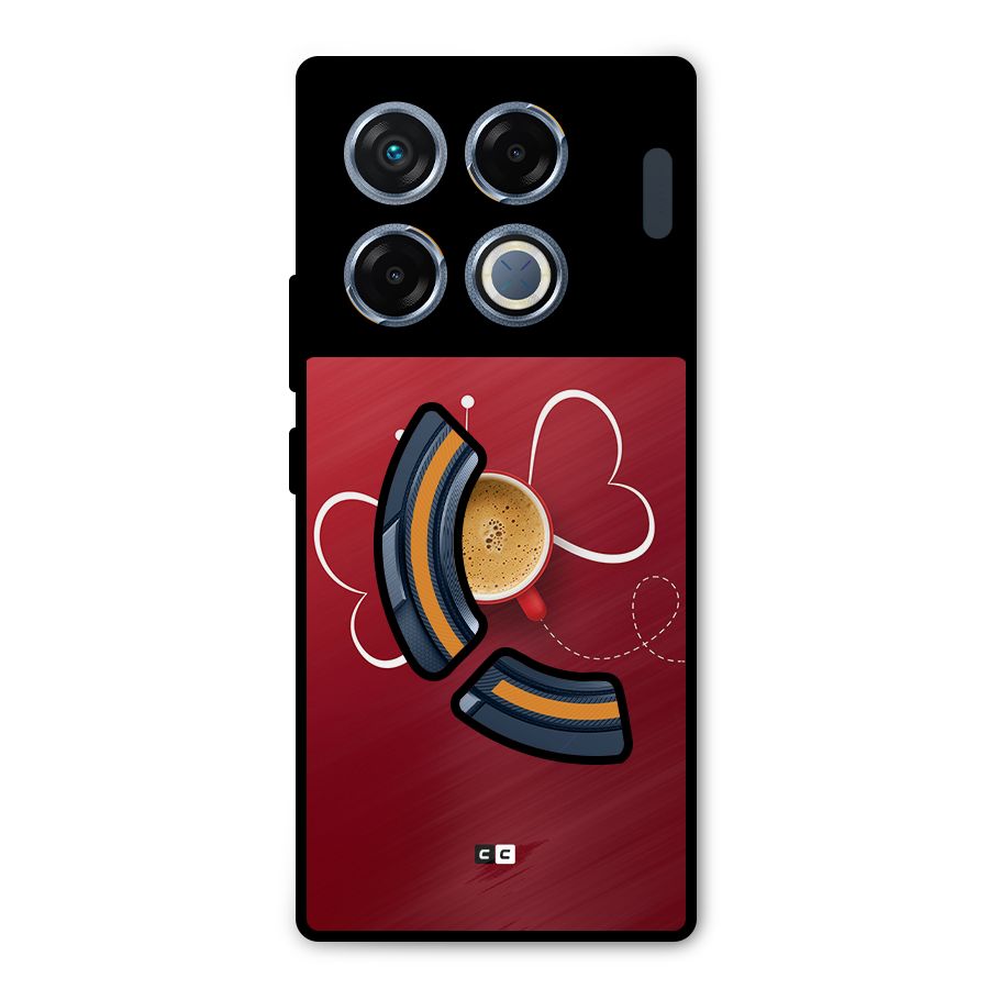 Flying Tea Metal Back Case for Infinix GT 20 Pro