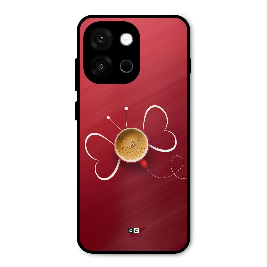 Flying Tea Metal Back Case for OnePlus 13s