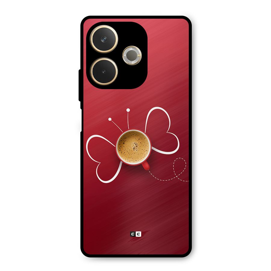 Flying Tea Metal Back Case for Oppo A5 Pro