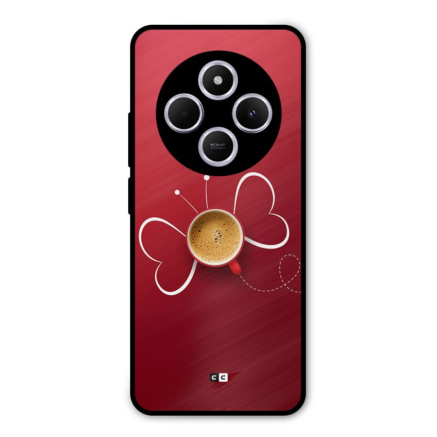 Flying Tea Metal Back Case for Poco M7
