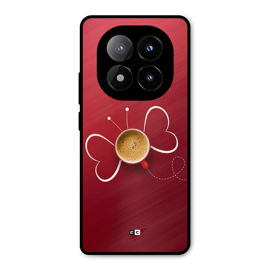 Flying Tea Metal Back Case for Redmi Note 14 Pro Plus 5G