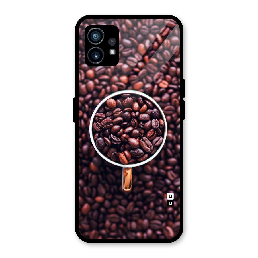 Focus Coffee Beans Glass Back Case for Nothing Phone 1