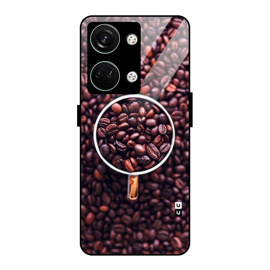 Focus Coffee Beans Glass Back Case for Oneplus Nord 3