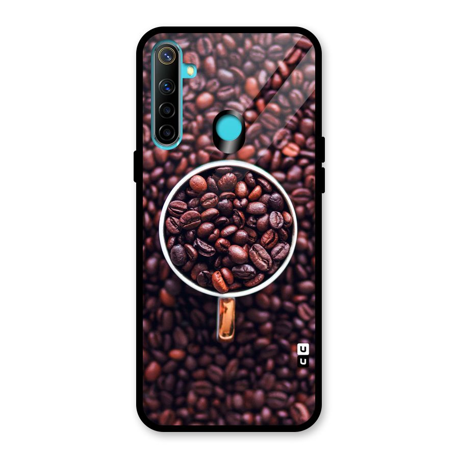 Focus Coffee Beans Glass Back Case for Realme 5