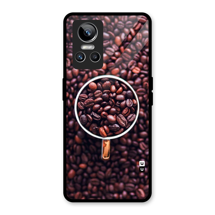 Focus Coffee Beans Glass Back Case for Realme GT Neo 3